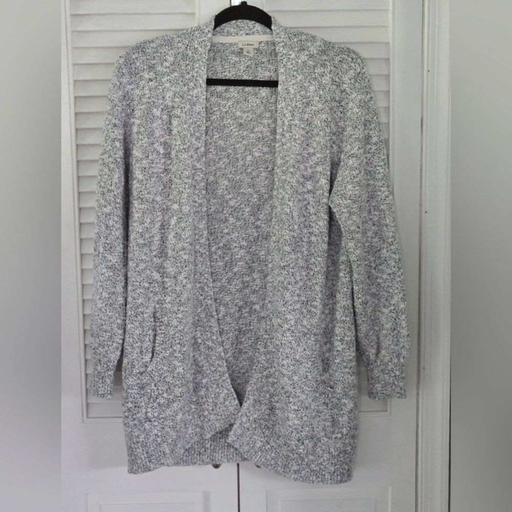 L.L. Bean Women's Heather Gray Cardigan